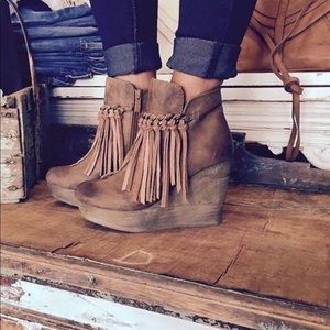 Sbicca Zepp Platform Wedge Booties